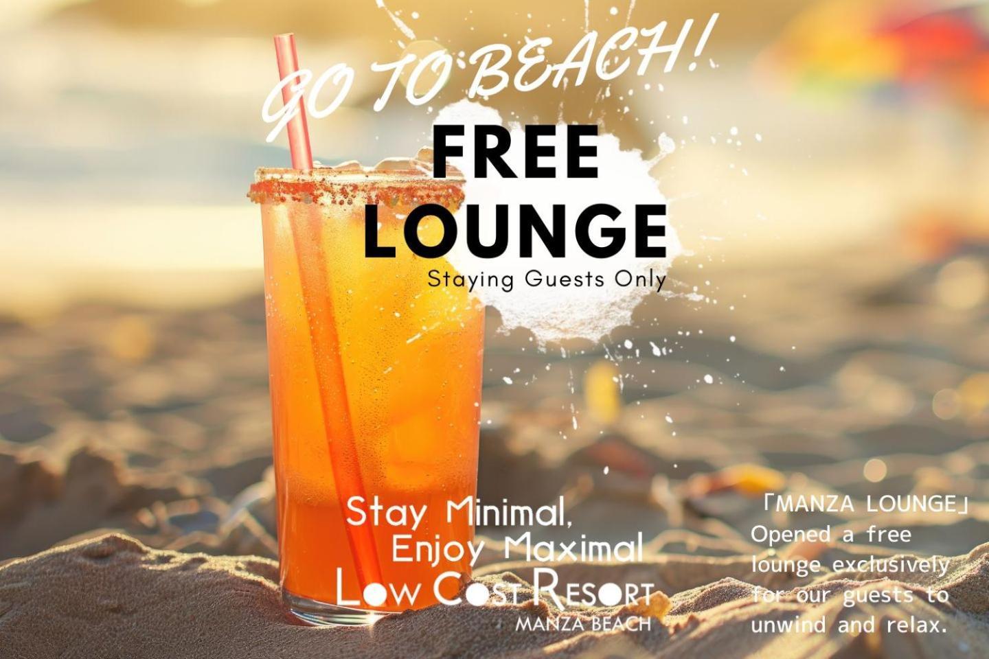 Low Cost Resort Manza Beach （旧：北海荘） Onna Luaran gambar